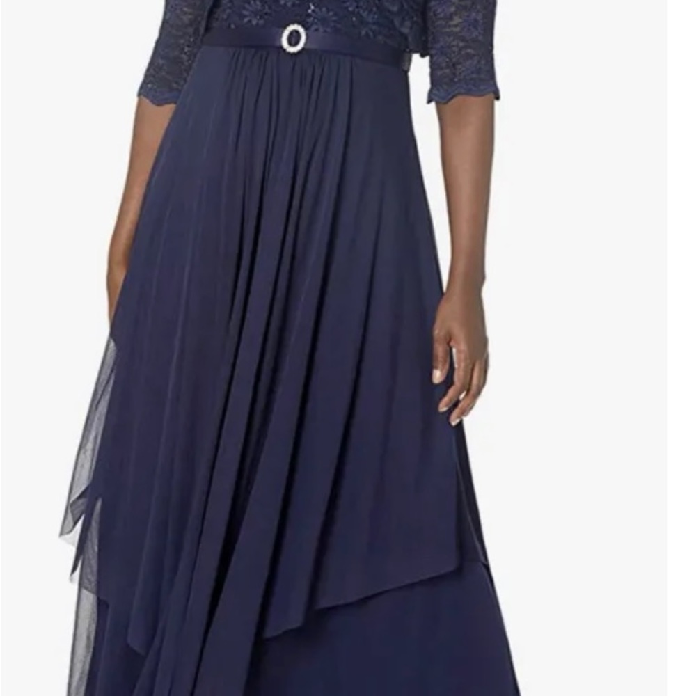 Mother of the Bride/Groom Dress - R&M Richards 2 Piece jacket Dress Navy size 12